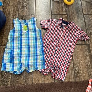 Baby boy short romper bundle